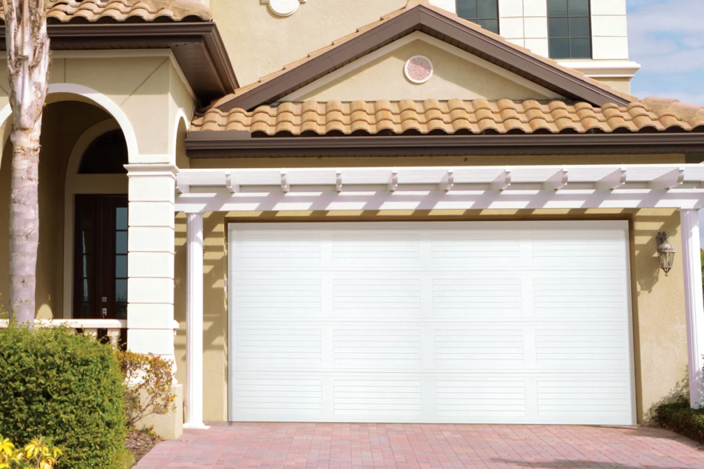 DoorLink 3660 Insulated Louvered — garage door repair Oklahoma City